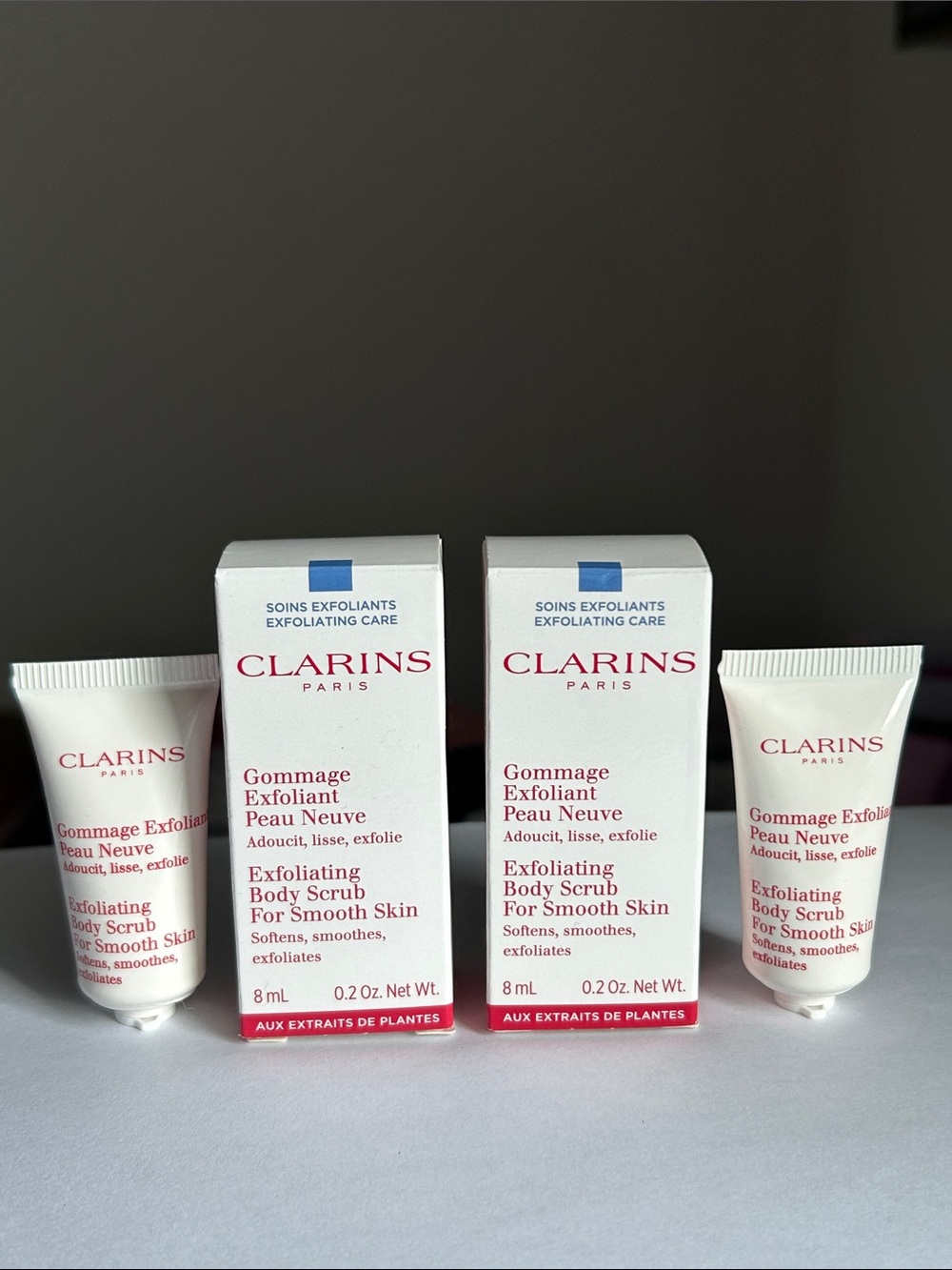8mlx2 Clarins Exfoliating Body Scrub for Smooth Skin